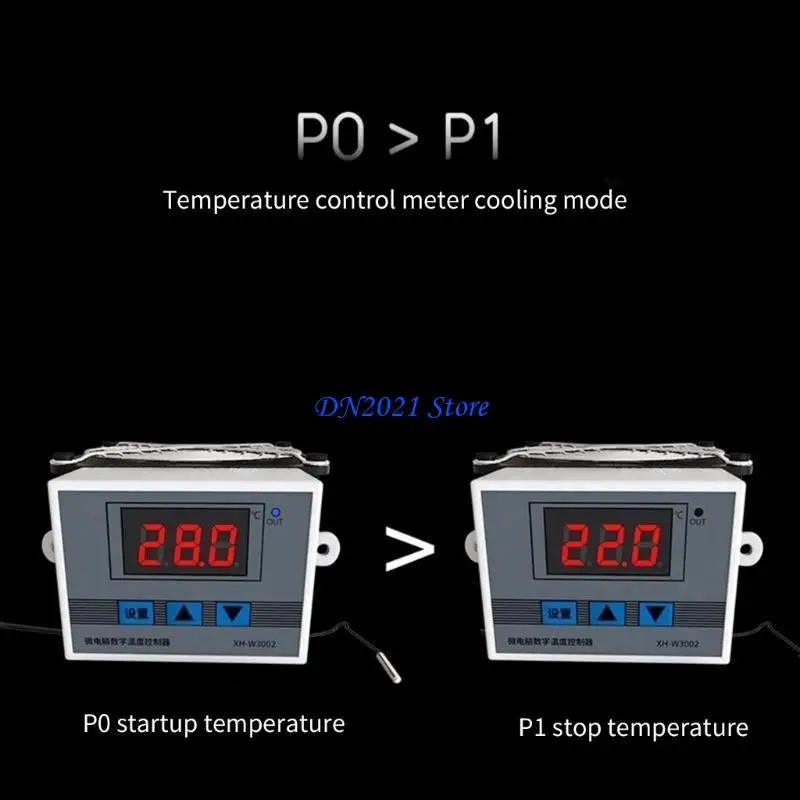F3KE 12V1A Ventilador enfriamiento control temperatura para PC y Radiador multimedias 8 12