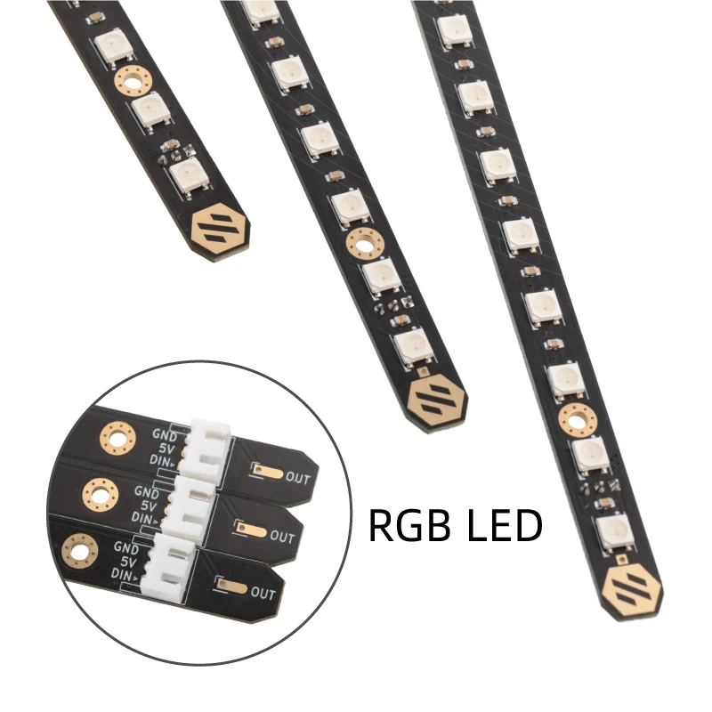 Mellow 2 uds Kit PCB de luz diurna 5V RGB/barra LED blanca para impresora 3D Voron 0,1/0,2 Voron 2,4 Trident 350/300/250 micras + barra de lámpara - imagen 5