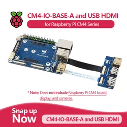 Adaptador Waveshare CM4-IO-BASE-A para Raspberry Pi 4 – USB HDMI