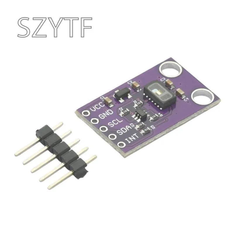 Sensor óptico de partículas I2C MAX30105 de alta precisión, módulo de panel fotodetectores de detección de humo, módulo de llama, fuente de alimentación 1,8 V - imagen 2