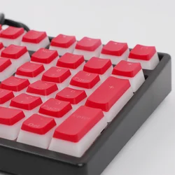Keycaps PBT Pudding Rojo OEM para Teclado Mecánico AKKO