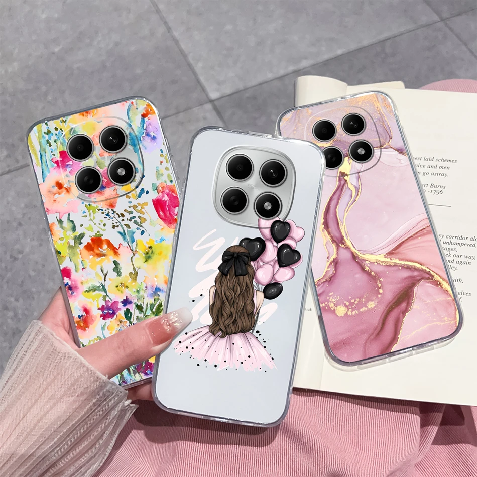 Funda para Redmi Note 15 Pro Plus, funda protectora transparente suave de Color degradado para teléfono Redmi Note 15Pro + parachoques ligero