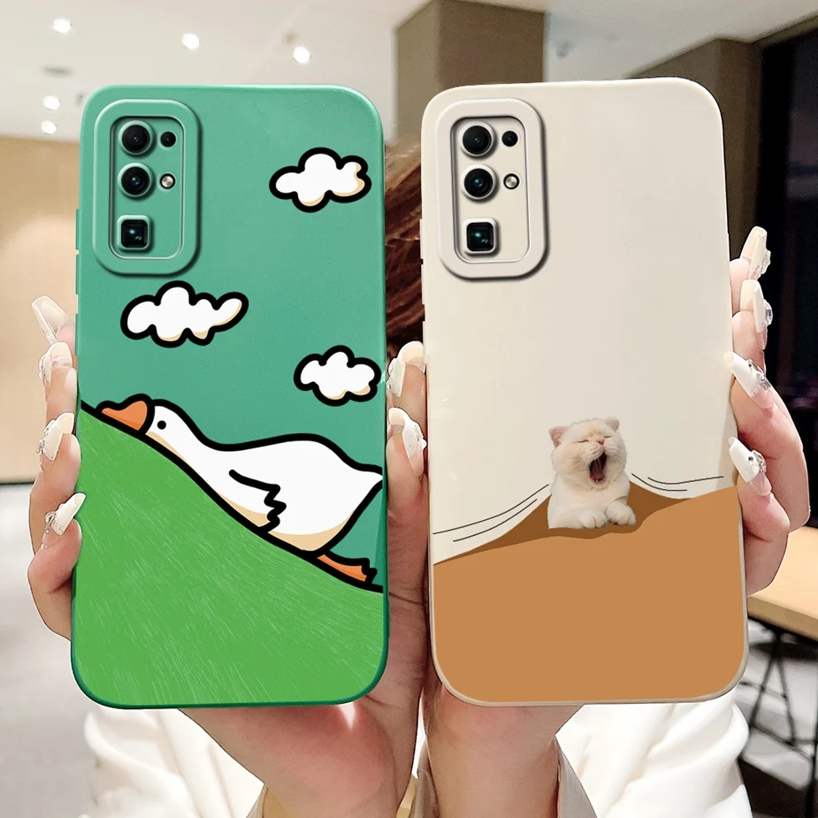 Funda de teléfono a prueba de golpes para Huawei Honor 30 Pro, cubierta de dibujos animados encantadores, Honor 30 Lite, 30S, Honor 30 Pro Plus - imagen 5