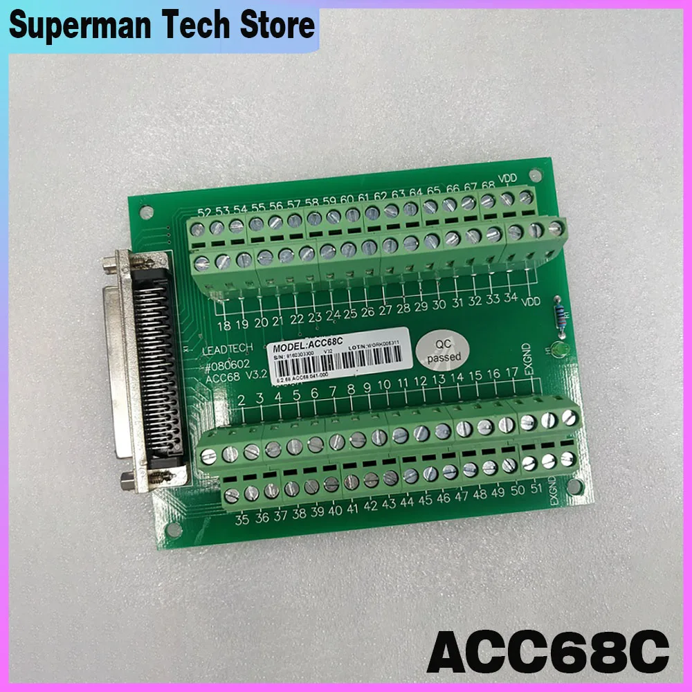 Placa de terminales de tarjeta de control de movimiento pieza de desmontaje original ACC68C - imagen 2