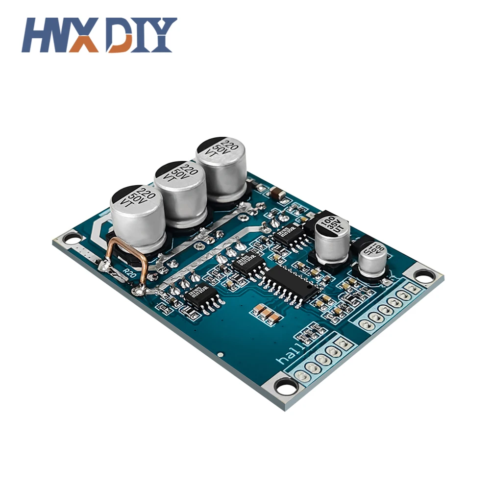 Módulo controlador de Motor sin escobillas DC 12V-36V 15A 500W, controlador sin pasillo/controlador Hall, placa controladora equilibrada para coche - imagen 3