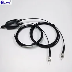 ELINK Divisor Óptico 1x2 – TOSLINK a ST, Acoplador Fibra FTTH