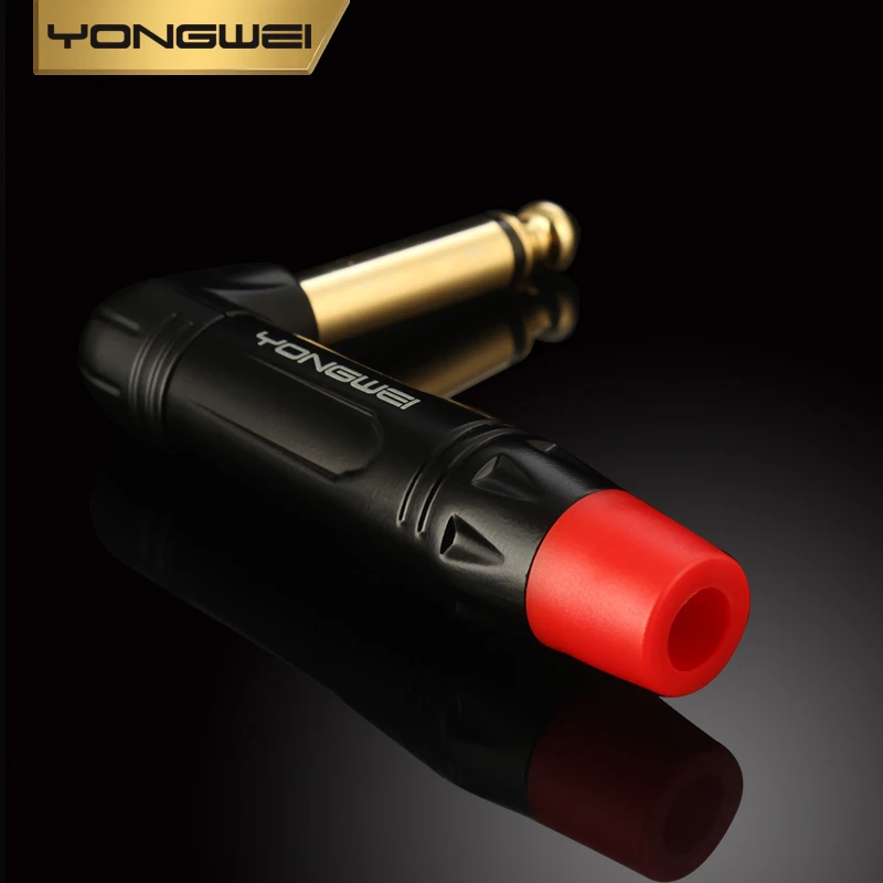 YONGWEI 6,35mm conector macho de Audio Mono/estéreo conector macho guitarra, amplificador, mezclador, caja de altavoz, micrófono 6,5 enchufe soldado de Audio - imagen 5
