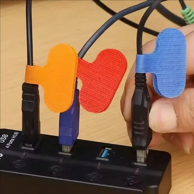 Etiquetas autoadhesivas cables impermeables antidesgarro gestión hogar - imagen 5