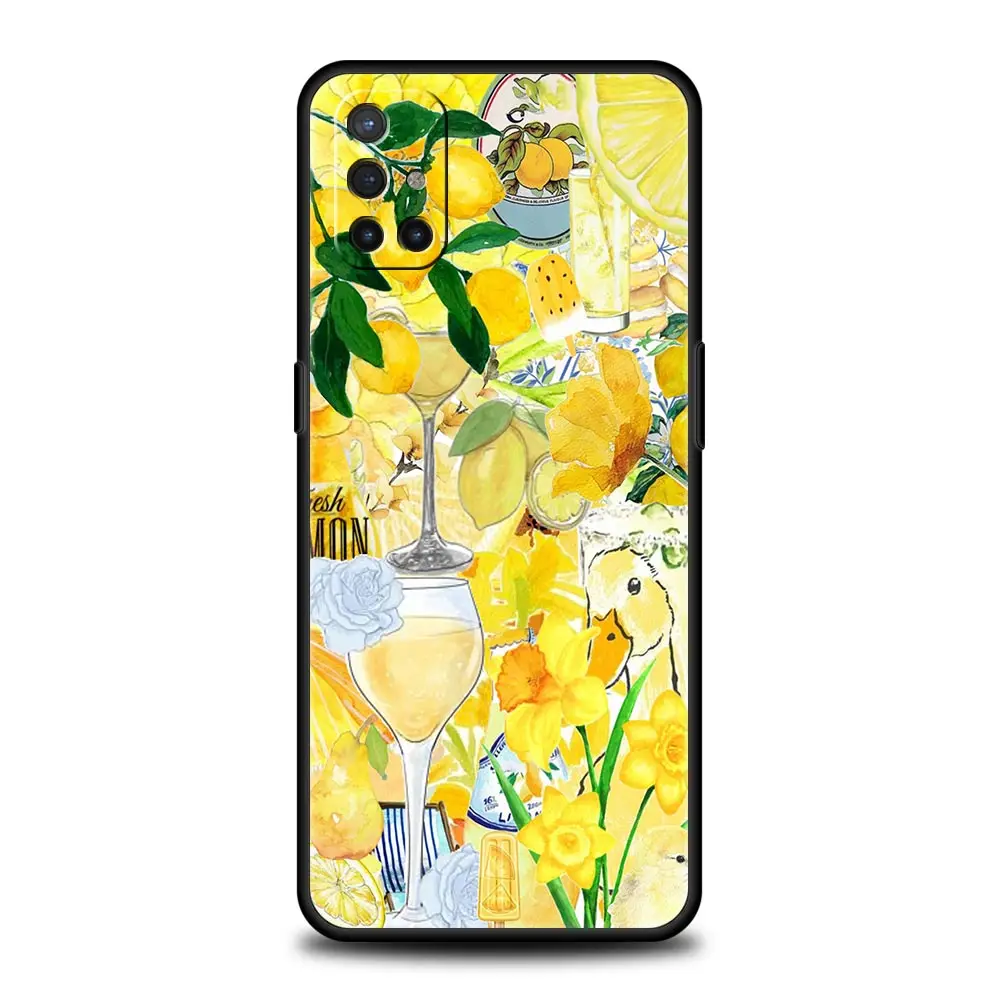 Funda de teléfono con copa de vino y limón para OnePlus 15 13 12 11 10 9 8 13T 10T 7T Pro 13R 12R 9RT 8T Nord 4 2T CE 2 3 5G Lite - imagen 5