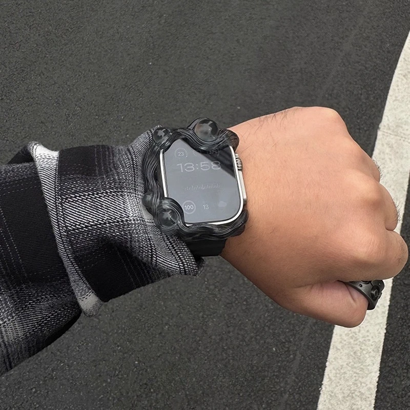 Accesorios periféricos alienígenas, decoración de reloj personalizada, adecuada para funda protectora de 49mm Ultra1/2, funda de reloj alienígena, regalo DIY - imagen 3