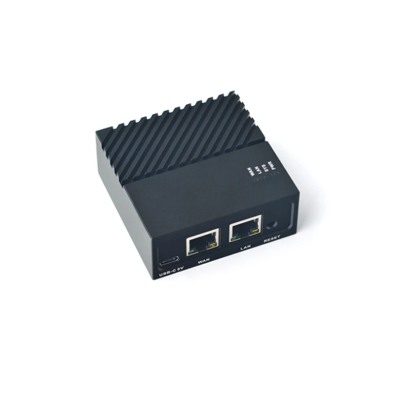 Friendly NanoPi R4S 1GB/4GB Puertas Ethernet de Gbps duales RK3399 con soporte de refrigeración Sistema LEDE OpenWrt V2ray SSR Linux Rockchip - imagen 5