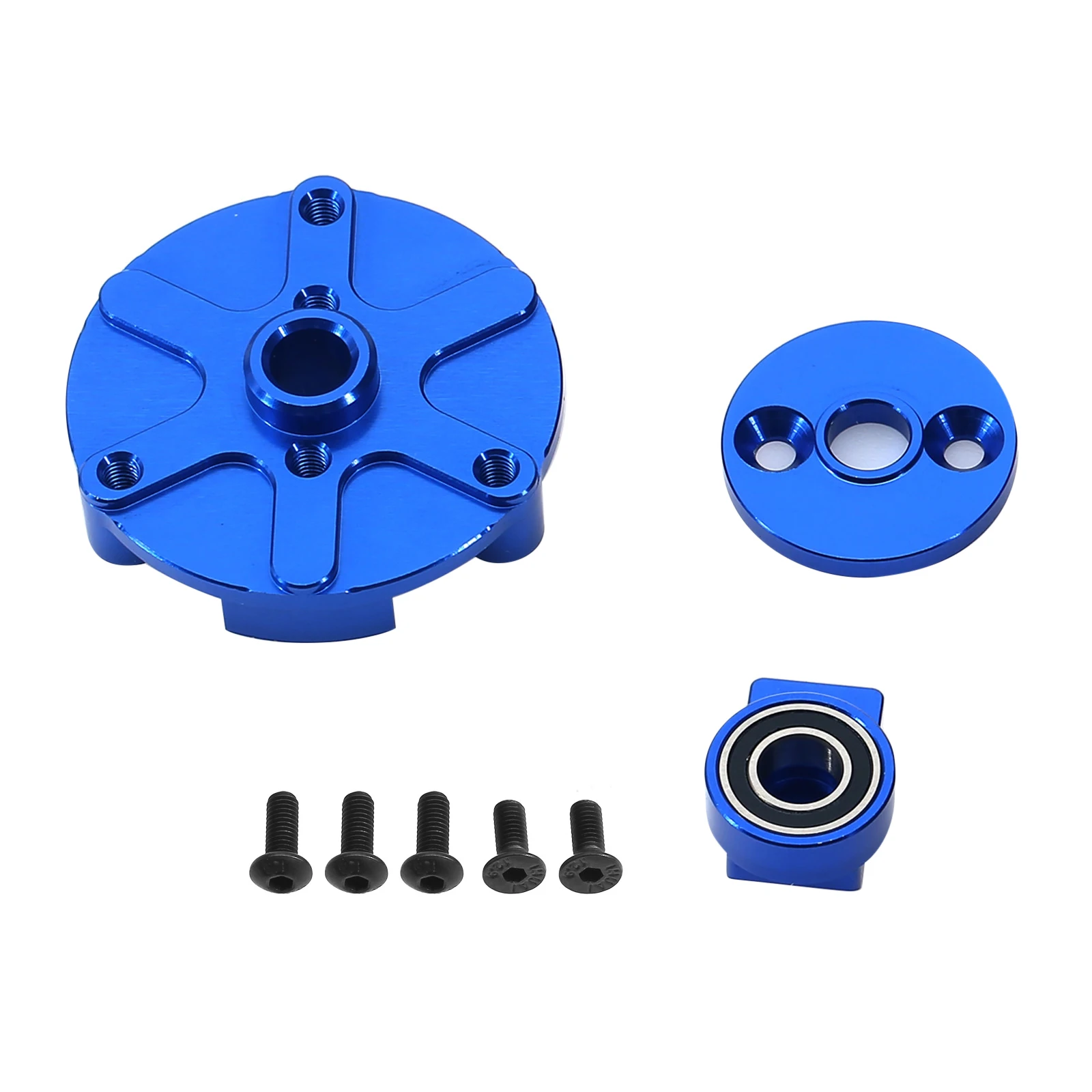 Kit de adaptador de engranaje recto de aleación de aluminio de repuesto, piezas de actualización para Traxxas x-maxx XRT 8S RC, accesorios de coche, azul oscuro, 1 Juego - imagen 2