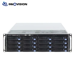 Chasis Servidor NAS 16 Bahías HotSwap Rack 3U E-ATX