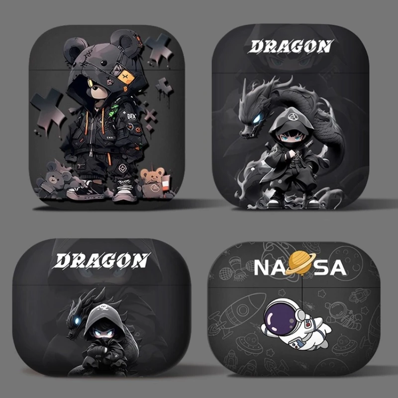 Funda de astronauta para AirPods Pro3, funda para AirPods Pro 2 1, funda USB C, Luna, auricular para AirpodsPro 3, funda Air Pods Pro