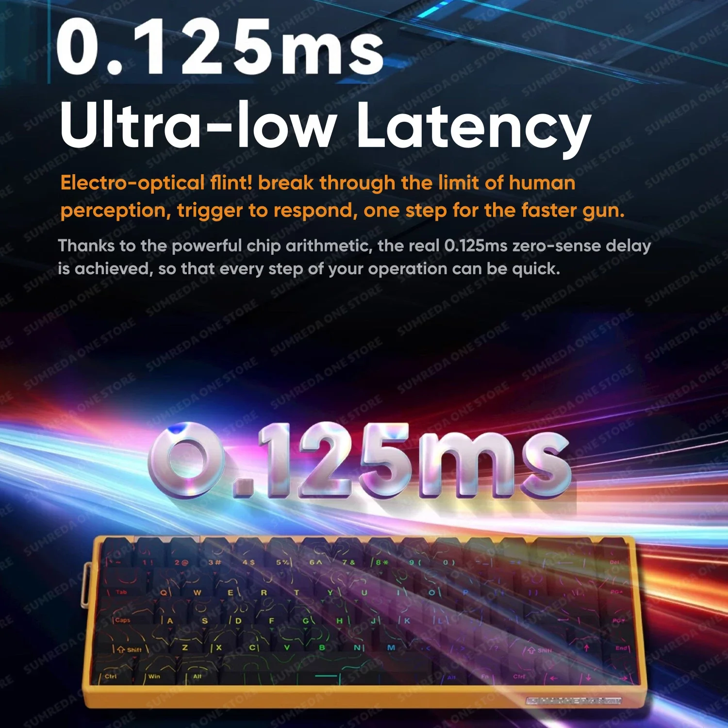 Hacker 68L 68M teclado con interruptor magnético de aluminio para juegos por cable RT 0,01mm 8K tasa de orolling 64K velocidad de escaneo 0,125 ms teclado de latencia - imagen 4