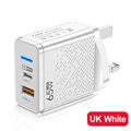 UK Plug White