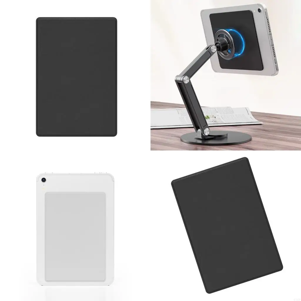 Placa respaldo cuero magnético C90F para soportes tableta almohadilla magnética pestaña 7,5-11 pulgadas