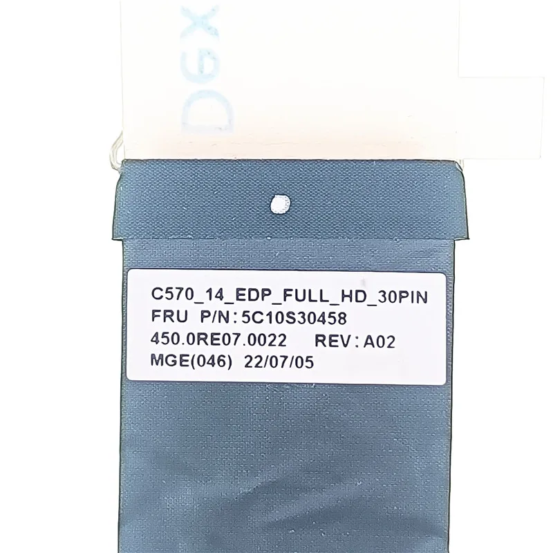 Cable LCD EDP HD para ordenador portátil, nuevo y Original, para LENOVO IdeaPad Flex 14ALC7 82R9 5 14IAU7 82R7 C570-14 5C10S30458 450.0re07.0022 - imagen 3