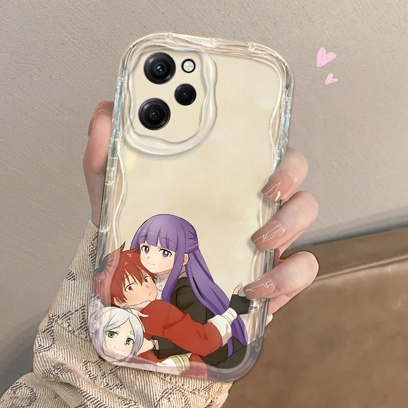 Funda Frieren Fern Stark para Xiaomi Redmi Note 13 12 12Pro 11 10 Pro POCO F4 X3 X4 GT X5 X6 funda de teléfono de aceite ondulado - imagen 5