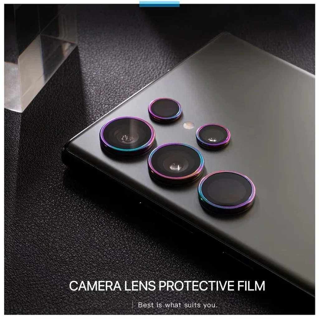 Para Samsung Galaxy S24ultra S24 + S24 Protector de cámara anillo de Metal lente de cristal para Galaxy S24 Ultra 5G S24 tapa de lente trasera - imagen 5