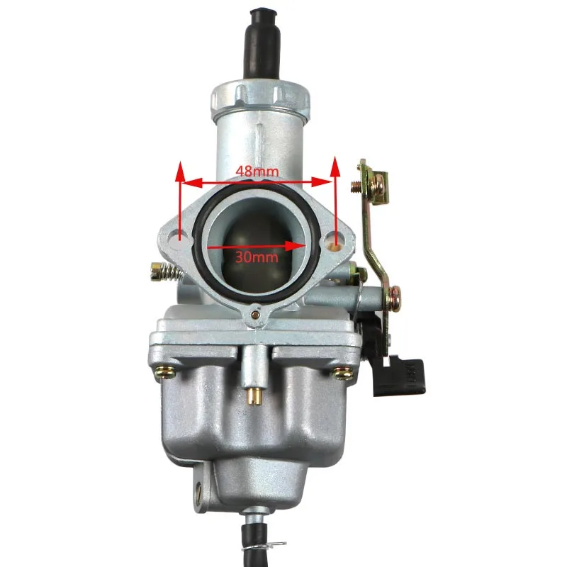 Carburador de motocicleta CG200 PZ30, carburador Manual para 175- 250cc, Dirt Pit Bike, ATV, Motocross, CM200, XL250, TRX250, XR200, 30MM - imagen 2