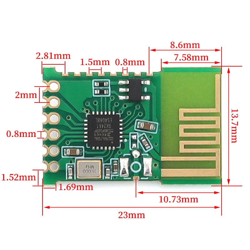 Módulo de transmisión transparente serie inalámbrica JDY-41, interruptor de control remoto, transceptor de módulo 2,4G - imagen 2