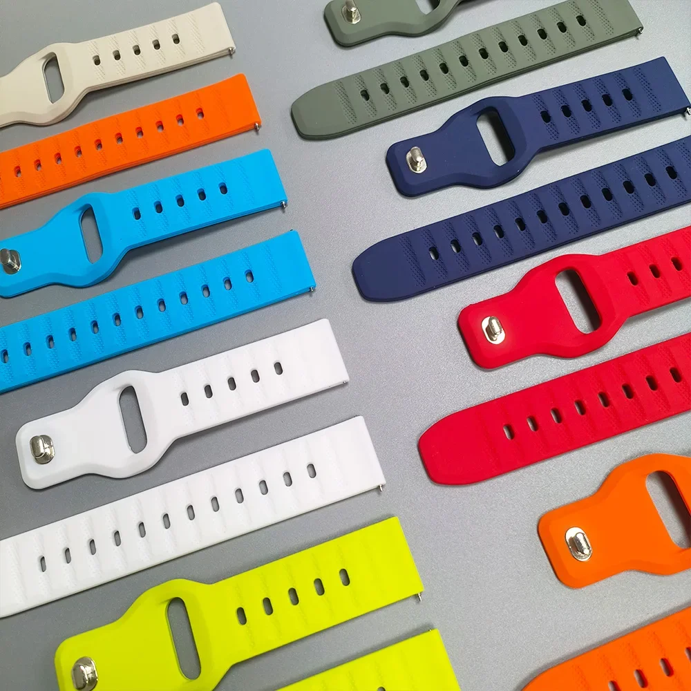 Correa de silicona para reloj Amazfit BALANCE, 22mm, 20mm, GTR 4 3 Pro 2e/GTS 4 3 2/Bip 5 U Stratos 3 2, pulsera Original - imagen 4