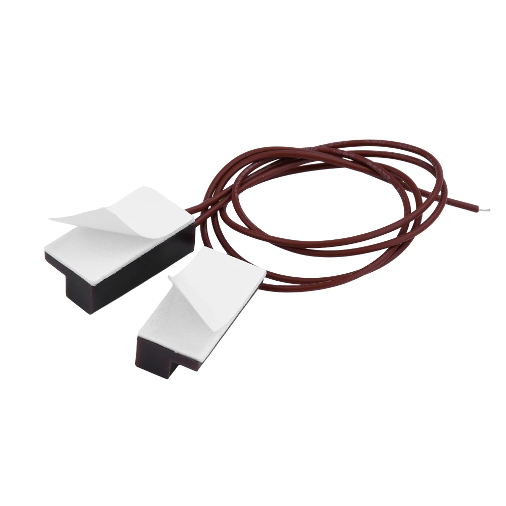 MC-38A Detector de Sensor de ventana de puerta con cable interruptor magnético normalmente cerrado o normalmente abierto NC/NO para sistema de alarma de seguridad para el hogar - imagen 5