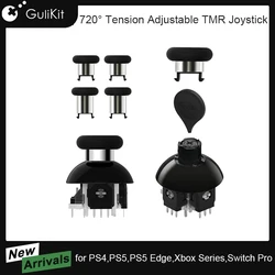 GuliKit Joystick TMR Ajustable 720° para PS4, PS5, Switch y Xbox