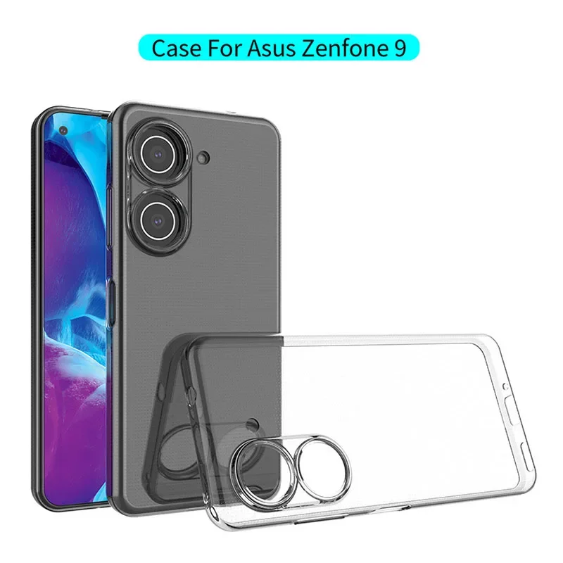 Para ASUS Zenfone 9 funda ultrafina suave TPU transparente funda de teléfono para Zenfone 8 contraportada funda ligera delgada - imagen 3