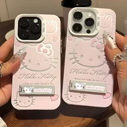 Funda Hello Kitty Rosa para Samsung Galaxy con Soporte