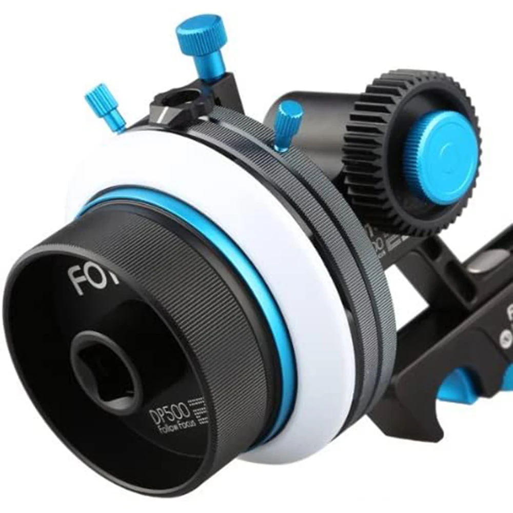 FOTGA DP500IIS amortiguador Follow Focus QR para DSLR HDSLR HDV 5DII III 7D GH5 GH6 A7 A7R A7RS rojo BMCC C100 FS700 A7S para cámara DSLR - imagen 3