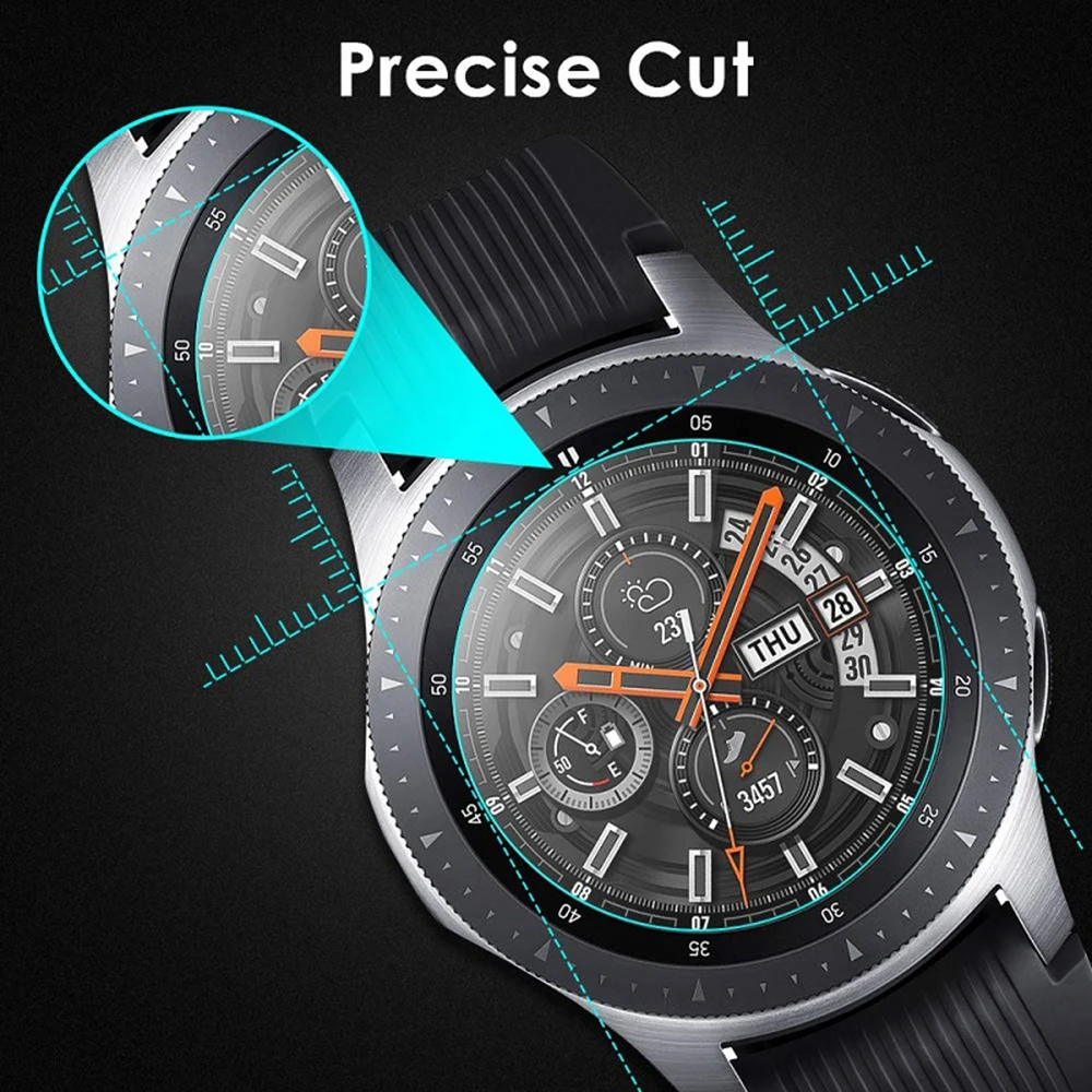 Protector de pantalla de vidrio templado para reloj inteligente Garmin Fenix 6 6S 6x Fenix6 Fenix 6x 6Pro Sapphire Solar, accesorios de película - imagen 3