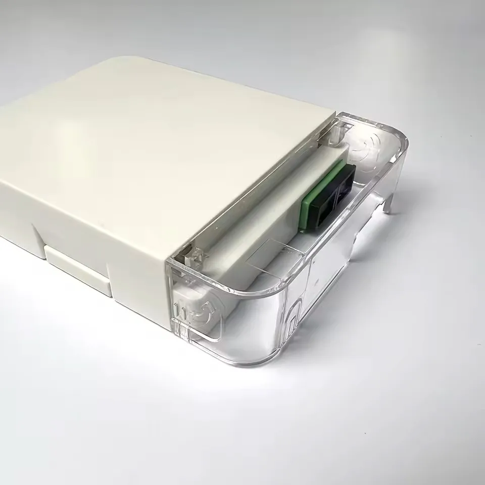 Enchufe de fibra óptica Puertos SC dúplex Caja de fibra de 2 núcleos con cubierta transparente para comunicación en red - imagen 2