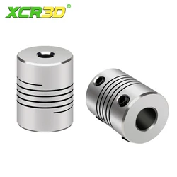 Acoplador Flexible Aluminio CNC 19x25mm Motor de Pasos
