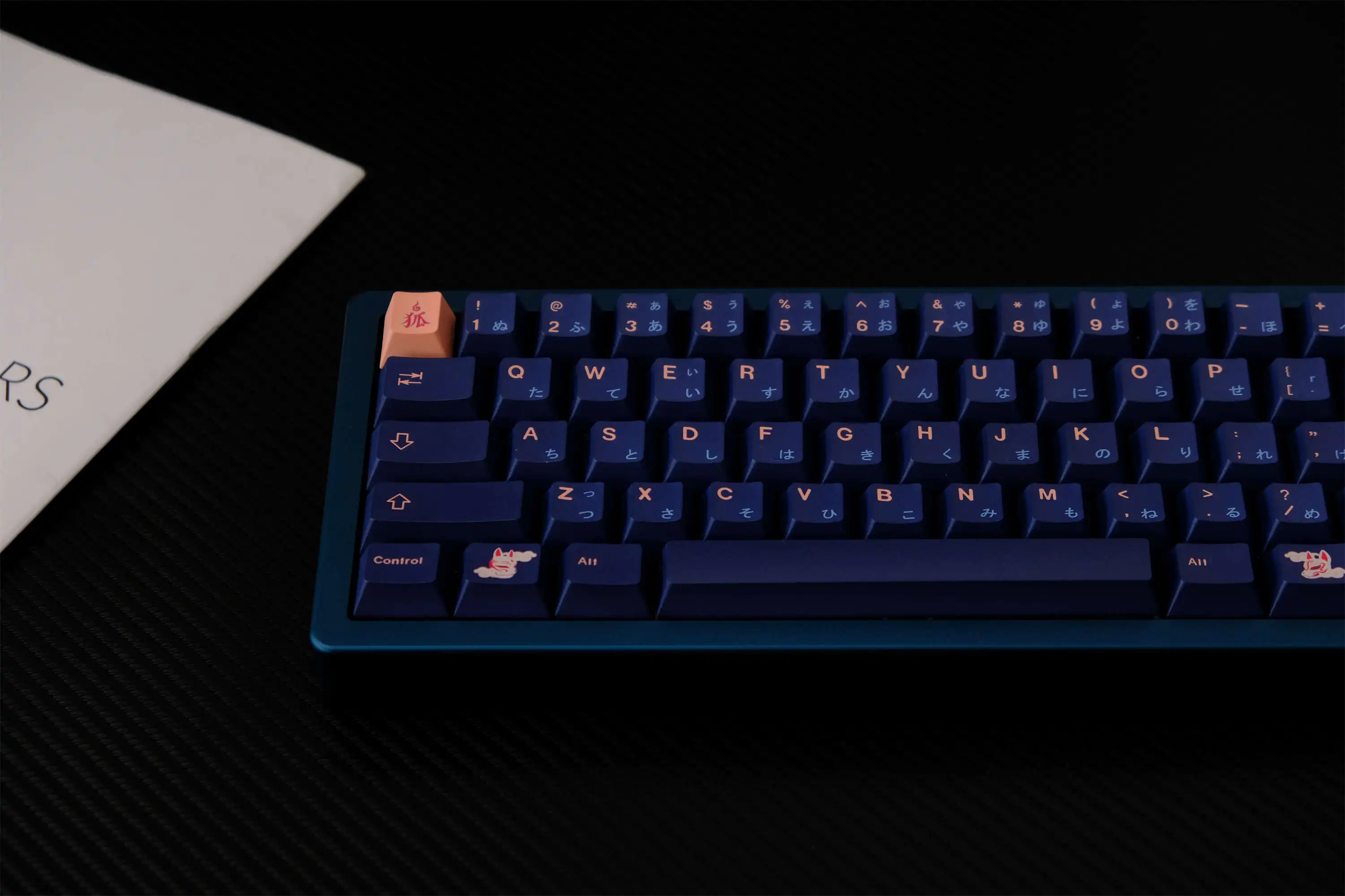 Fox-teclas PBT personalizadas para teclado mecánico, 129 teclas, perfil de cereza, DYE-SUB - imagen 5