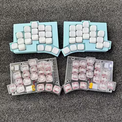 【Ventas calientes】 Teclado dividido inalámbrico TOTEM 3X6 ZMK intercambio en caliente personalizado Bluetooth/con cable Kailh Choc V1 teclado ergonómico de perfil bajo