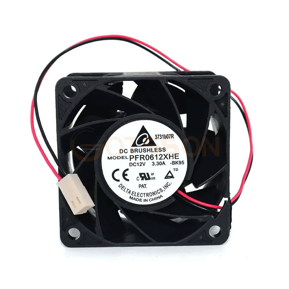 Envío Gratis Delta 6038 PFR0612XHE DC 12V 3.30A ventilador axial de alta velocidad de flujo de aire fuerte ultra violento - imagen 5