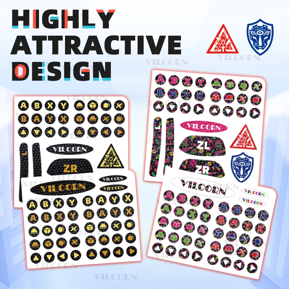 Pegatina protectora antideslizante para Switch2, cubierta de piel creativa personalizada a prueba de polvo para botón Joycon Switch2 - imagen 5