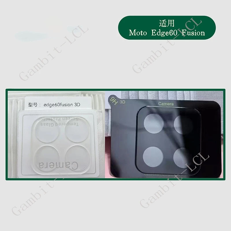 Lente de cámara 3D 9H HD para Motorola Edge 60 Fusion vidrio templado en Edge60Fusion 60Fusion 6,67 "película protectora de pantalla trasera - imagen 5