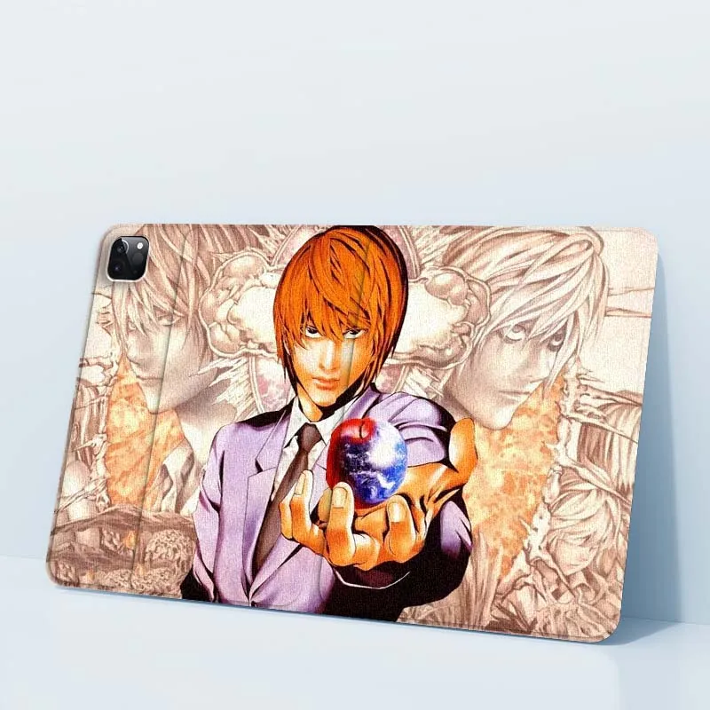 Death Note Anime Cool Art para iPad Pro Air Mini 1 2 3 4 5 6 7 7th 8th 9th 10th 11th 10,2 9,7 10,5 10,9 11 12,9 funda para tableta - imagen 3