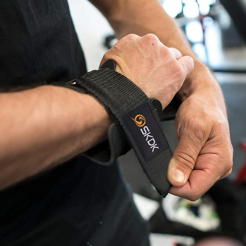 Almohadillas de agarre para levantamiento de pesas, Protector de palmas para culturismo Crossfit, guantes de gimnasio en cuclillas, equipo de gimnasio, entrenamiento deportivo de PVC - imagen 2