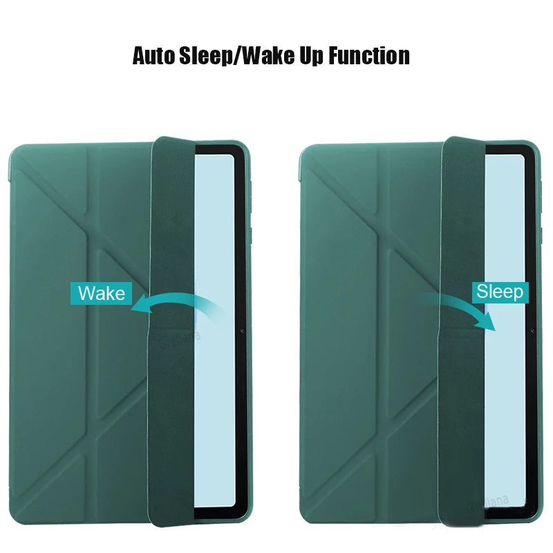 Funda para Samsung Galaxy Tab S10 lite 10,9 Funda Galaxy tab S9 FE 10,9 A8 10,5 A9 A11 plus 11, Funda para tableta de 8,7 pulgadas de cuero inteligente - imagen 4