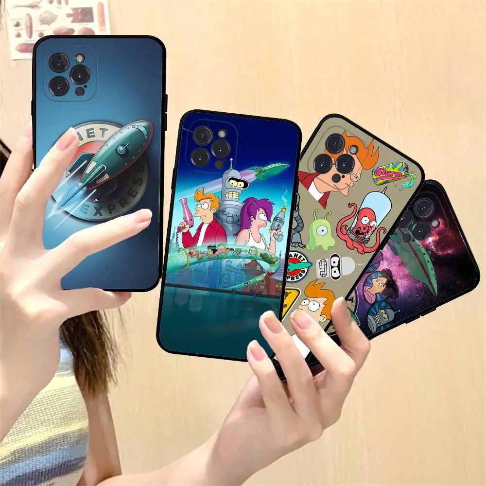 Funda de teléfono de ciencia ficción Sitcom futuramaes para IPhone 17 16 15 14 11 12 13 Mini Pro XS Max Plus Funda Shell