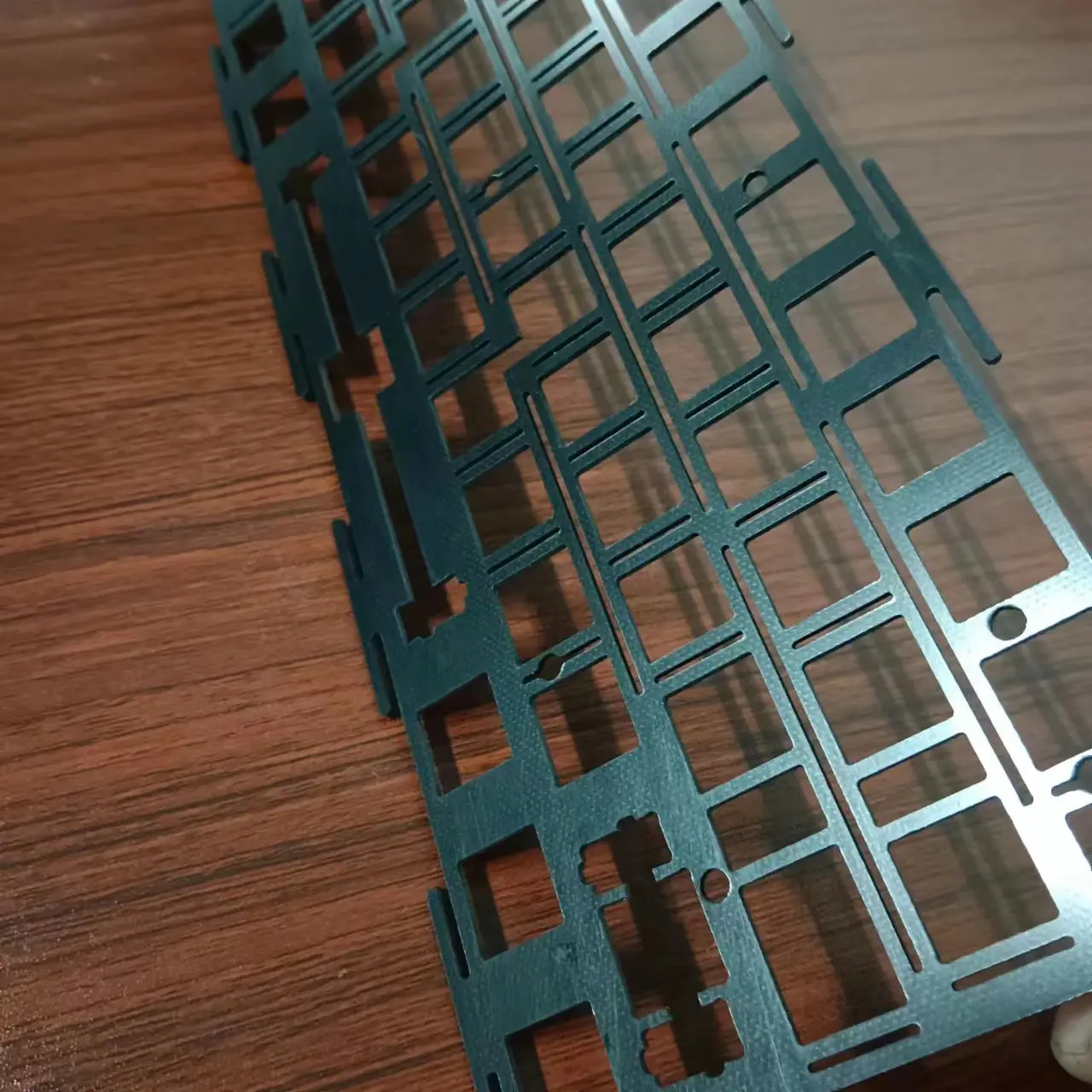 Placa de posicionamiento de intercambio en caliente Graystudio Space65 R3 para teclado mecánico PP PC POM FR4 placa de aluminio accesorios de teclado personalizados - imagen 5