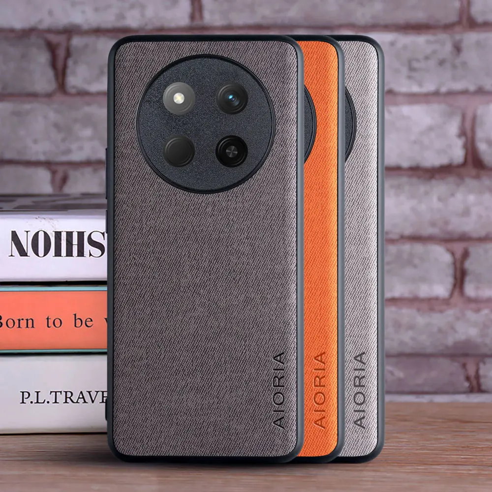 Funda para Honor X9c Smart funda suave TPU Master textil duro cuero moda teléfono cubierta Coqua para honor X9c funda inteligente capa