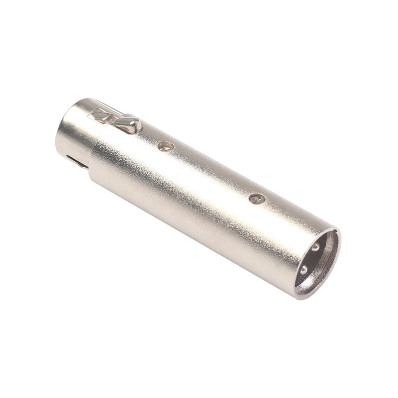 1 Uds Metal XLR 3 pines macho a 5 pines hembra micrófono Audio convertidor de iluminación conector adaptador de alta calidad - imagen 5