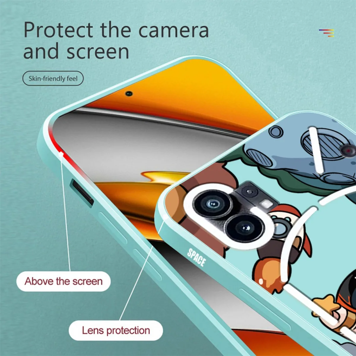 Funda de teléfono de moda para nada teléfono 1 funda completa a prueba de caídas nada teléfono 1 funda blanda para nada teléfono 2 funda - imagen 4