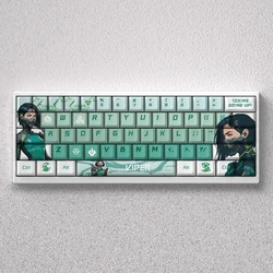 Teclas Viper PBT Anime para Teclado Mecánico GK61 Anne Pro2 60he