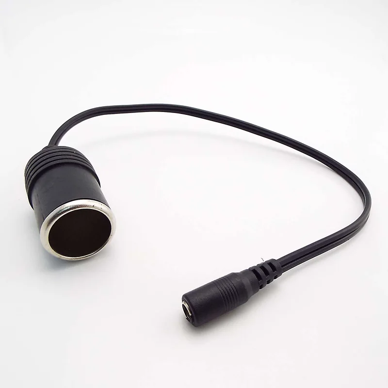 Enchufe de encendedor de cigarrillos de coche a cable de extensión de alimentación macho/hembra DC5521 de 5,5 mm x 2,1 mm - imagen 5